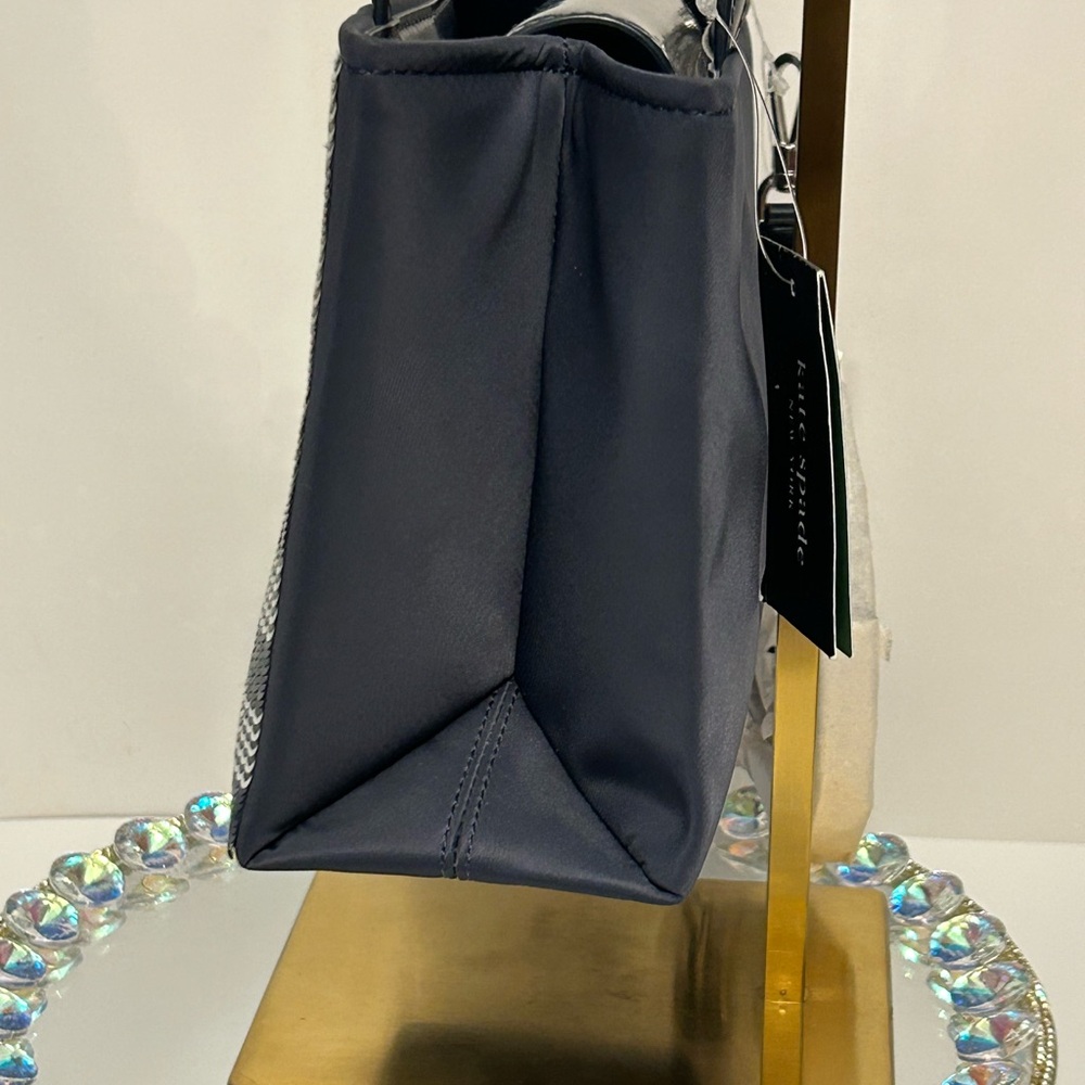 Kate Spade Sam Icon Sequin Gingham Embellished Small Tote 9.5 x 6 x 4 NWT - Picture 15 of 15